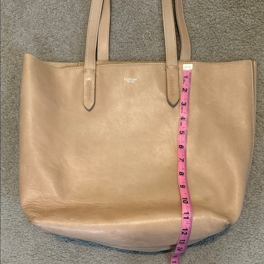 Botkier Tan Leather Tote Bag - Picture 4 of 10